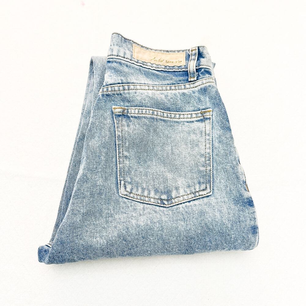 Betro Simone Acid Wash Straight Leg Button Fly Denim Jeans BWDAT-101 Size 26